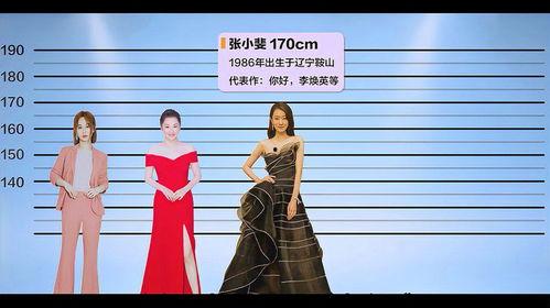 明星网红身高对比图片女,网红明星身高大比拼，谁才是真正的“高妹”？