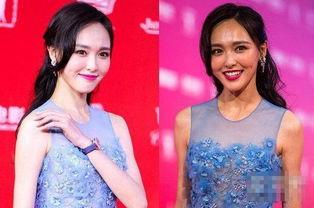 女明星网红同台差距图片,颜值与气质的鲜明对比