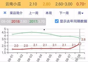 今日小瓜走势图表最新版,最新版揭示市场动态与趋势分析