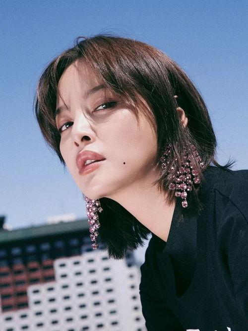 明星网红小v脸图片,颜值与气质并存